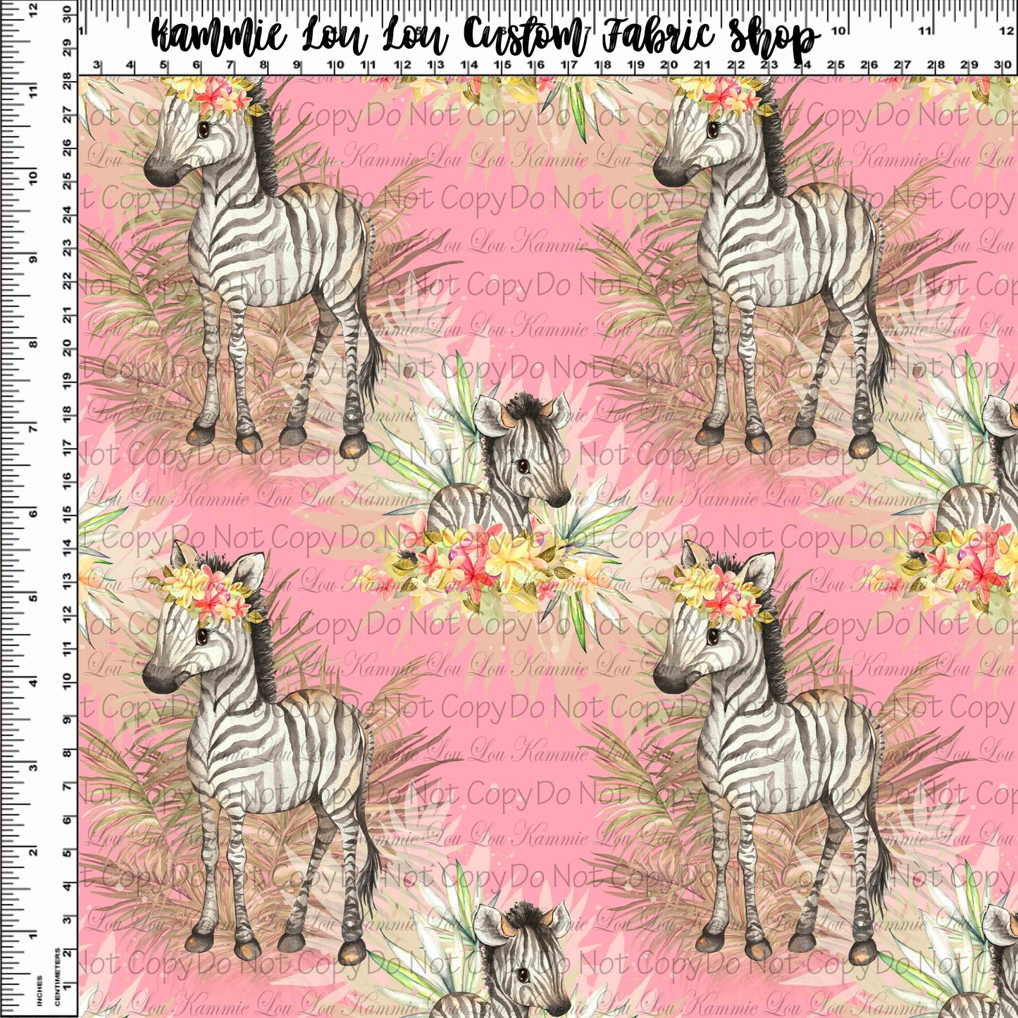 R107 Dare to Be Different - Zebras Pink