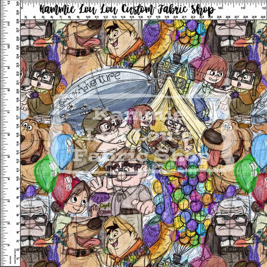 R109 Watercolor Wonder - away Sketch