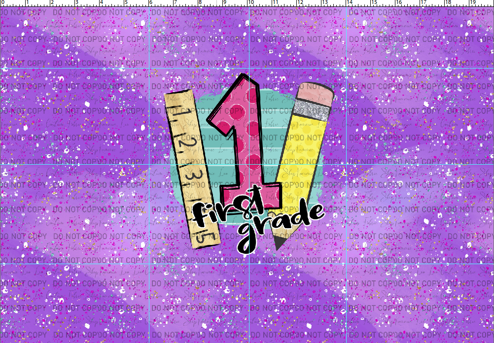 R117 : School Days - Blackboard Collection - Pencil Ruler Panel