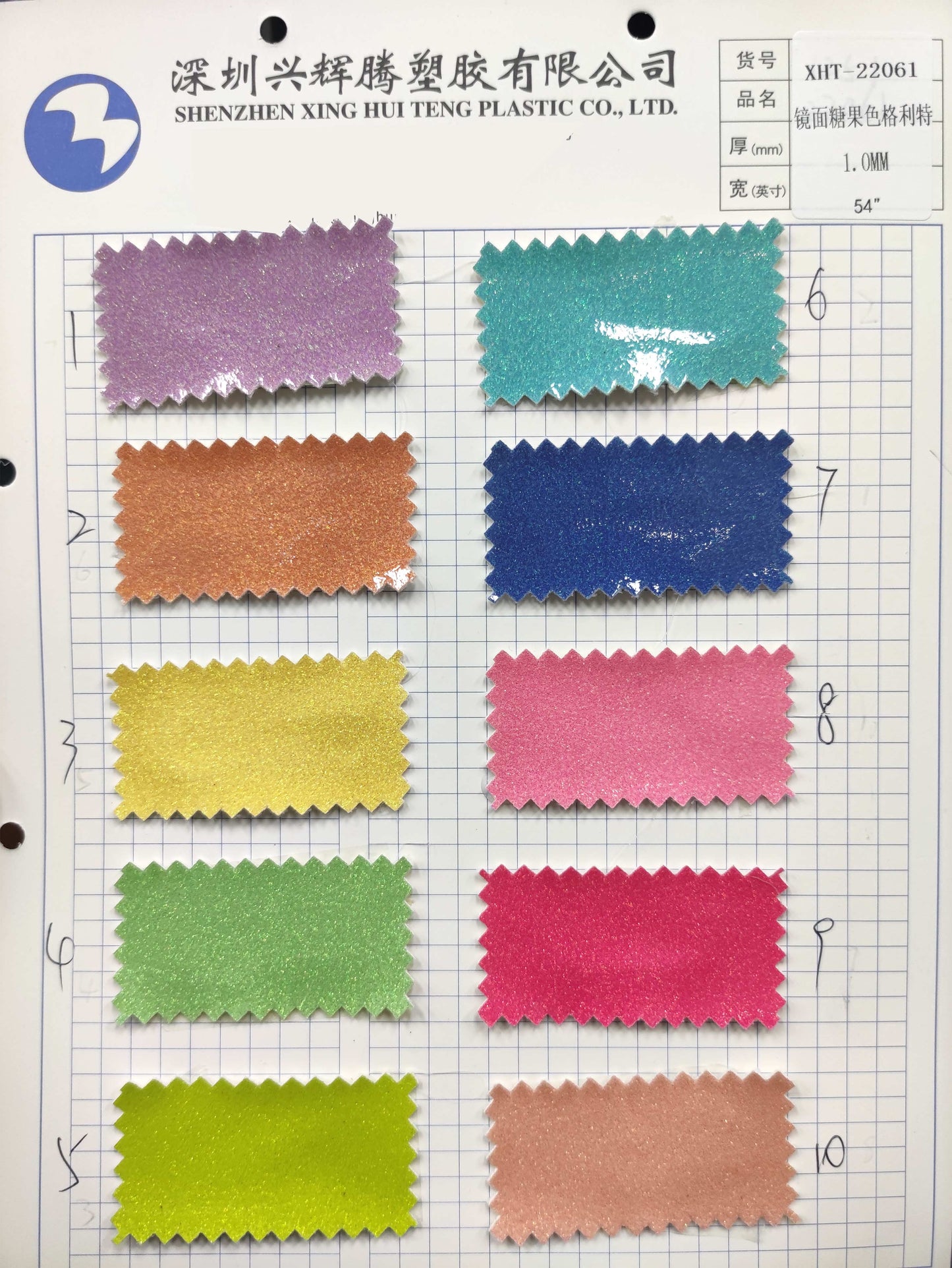 Open - Bag Makers Delight - Springtime Sparkles Smooth Vinyl (22061)