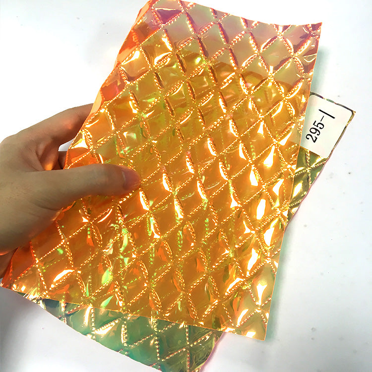 Open - Bag Makers Delight - Prismatic Iridescent pvc film (295)