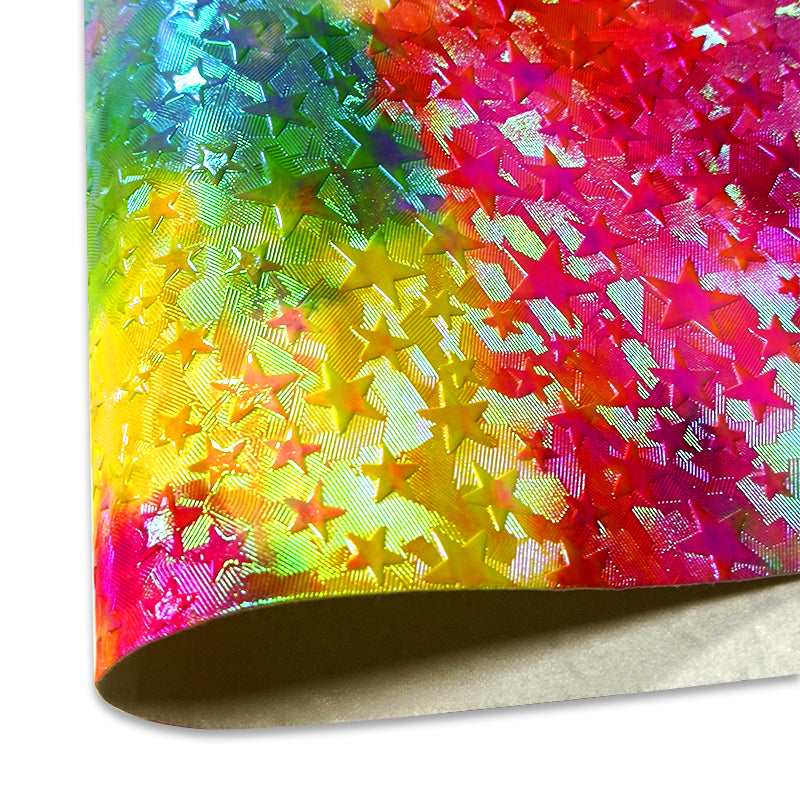 Open - Bag Makers Delight - Rainbow Stars Reflective (628)