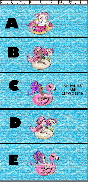 R119 Pool Party - POOL FLOAT PANELS - ALL OPTIONS