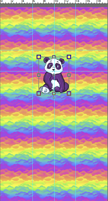 R107 Rainbow Friends - Panda - PANEL - CHILD