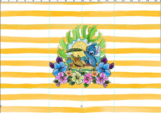 Ohana - Panel - Yellow Stripes - ADULT