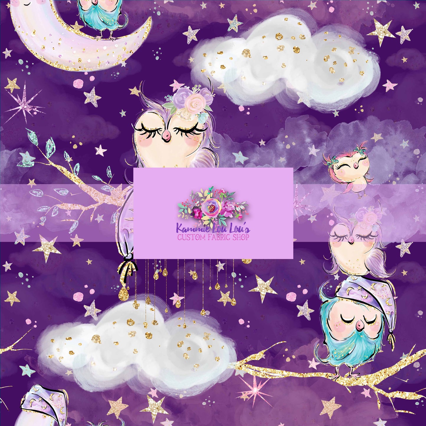 Owl Night Long - Purple Scene