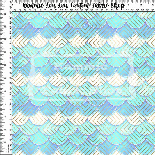 Underwater Princess - Geometric Scales