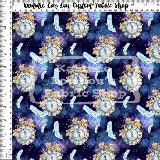 Midnight Hour - Clock & Shoes - Navy