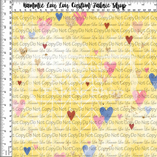 Midnight Hour - Coordinates - Yellow Hearts