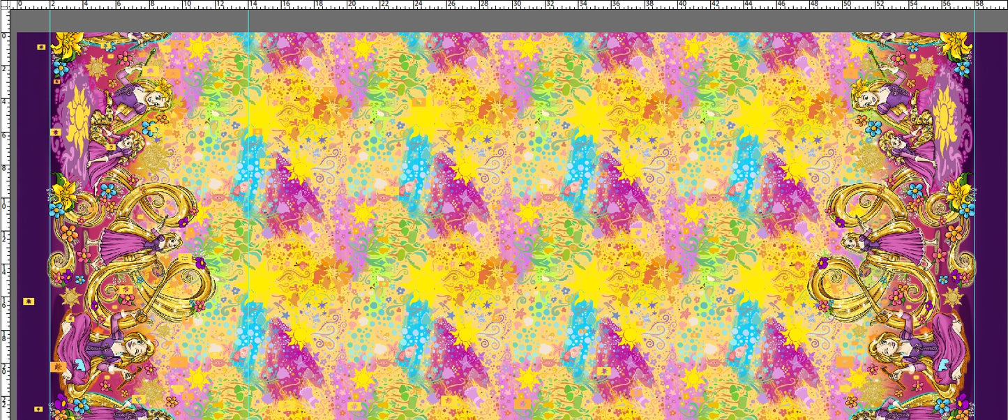 An Artist's Story - Double Border - YELLOW