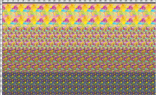 An Artist's Story - Tiny Yard Rapport Panel 58"W x 36"H