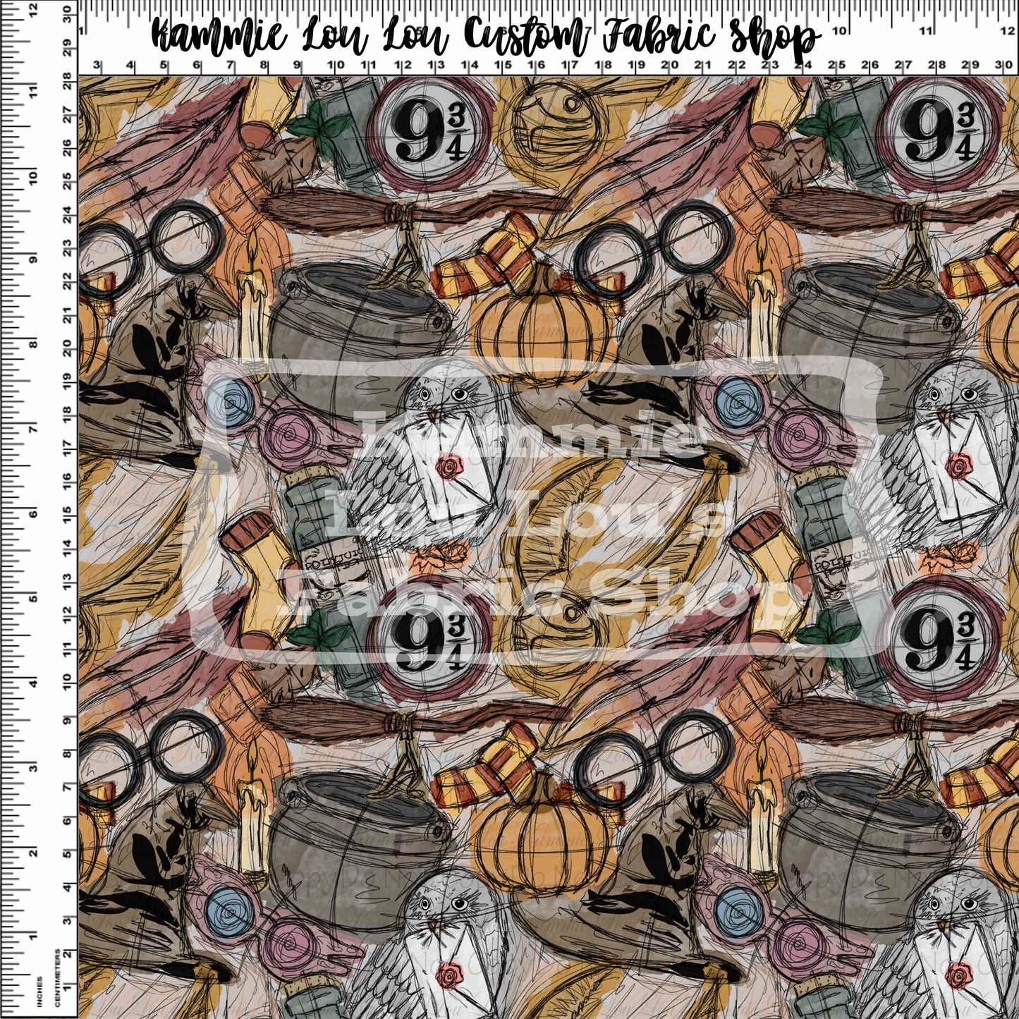 R109 Watercolor Wonder - Wizard Sketch