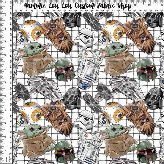 R111 : Little Guy - Main Toss - White - Regular Scale