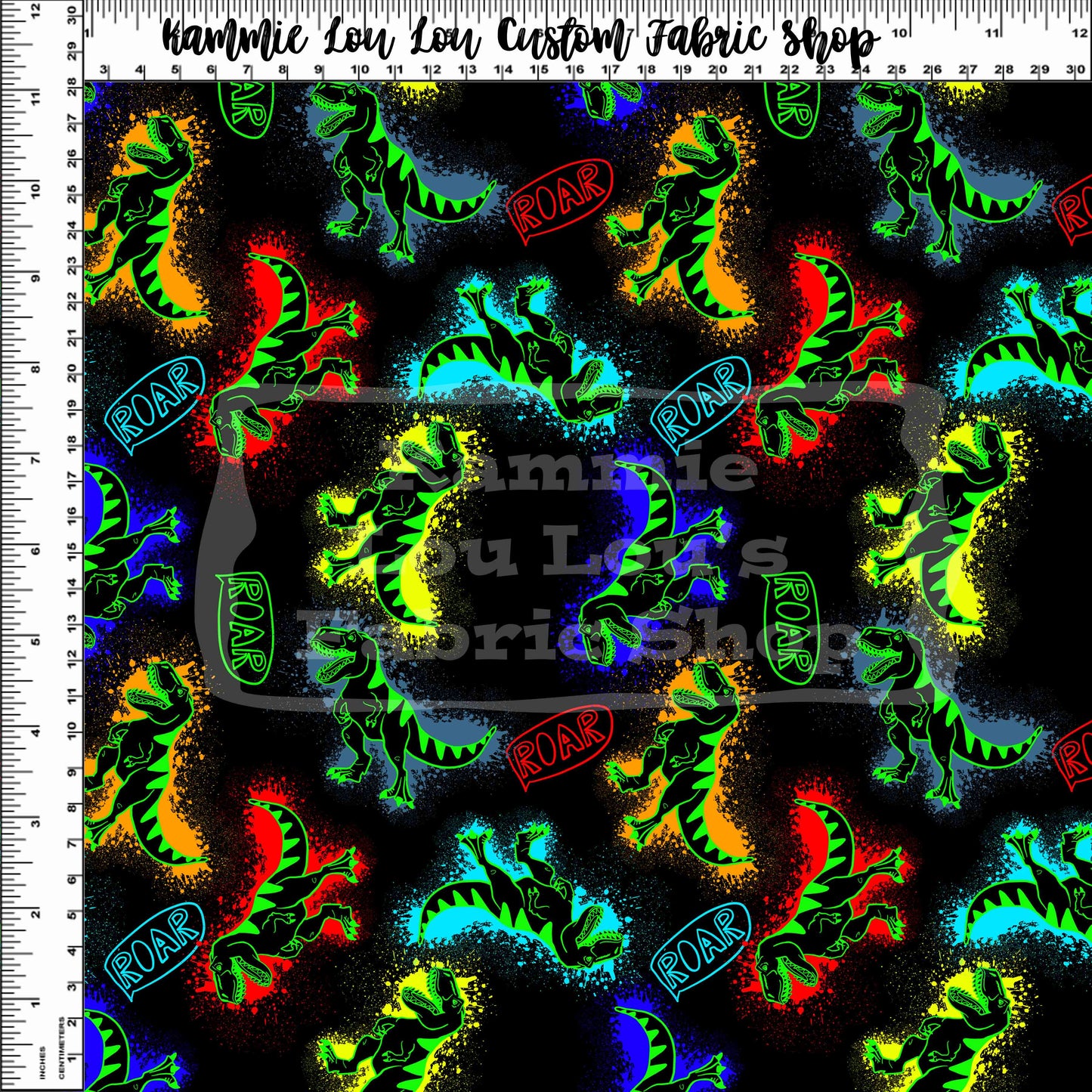 R111 : RAWR! - Splatter Dino