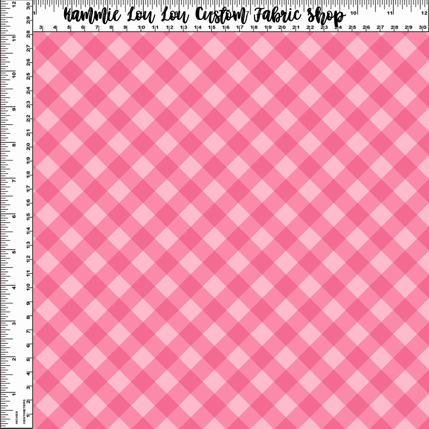 R112 Country Roads - Gingham Pink