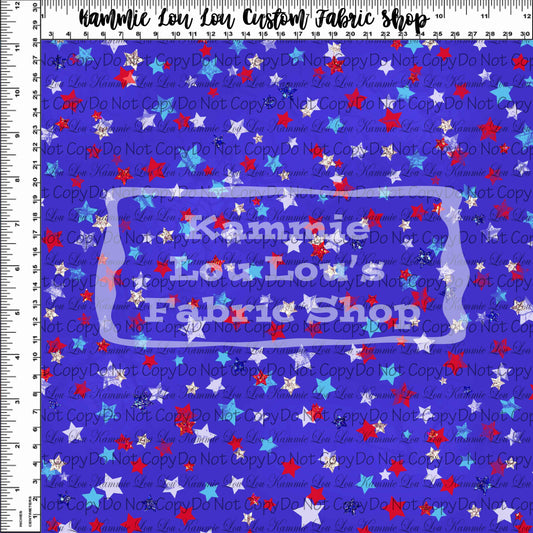 R112 Let Freedom Ring - Bright Blue Stars