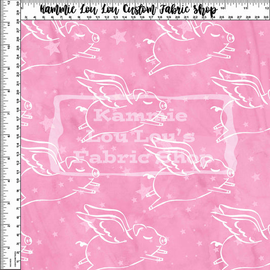 Barnyard Friends - Flying Pigs - Pink