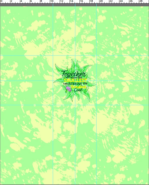 Feelin' Buggy - Together Panel - Green - ADULT