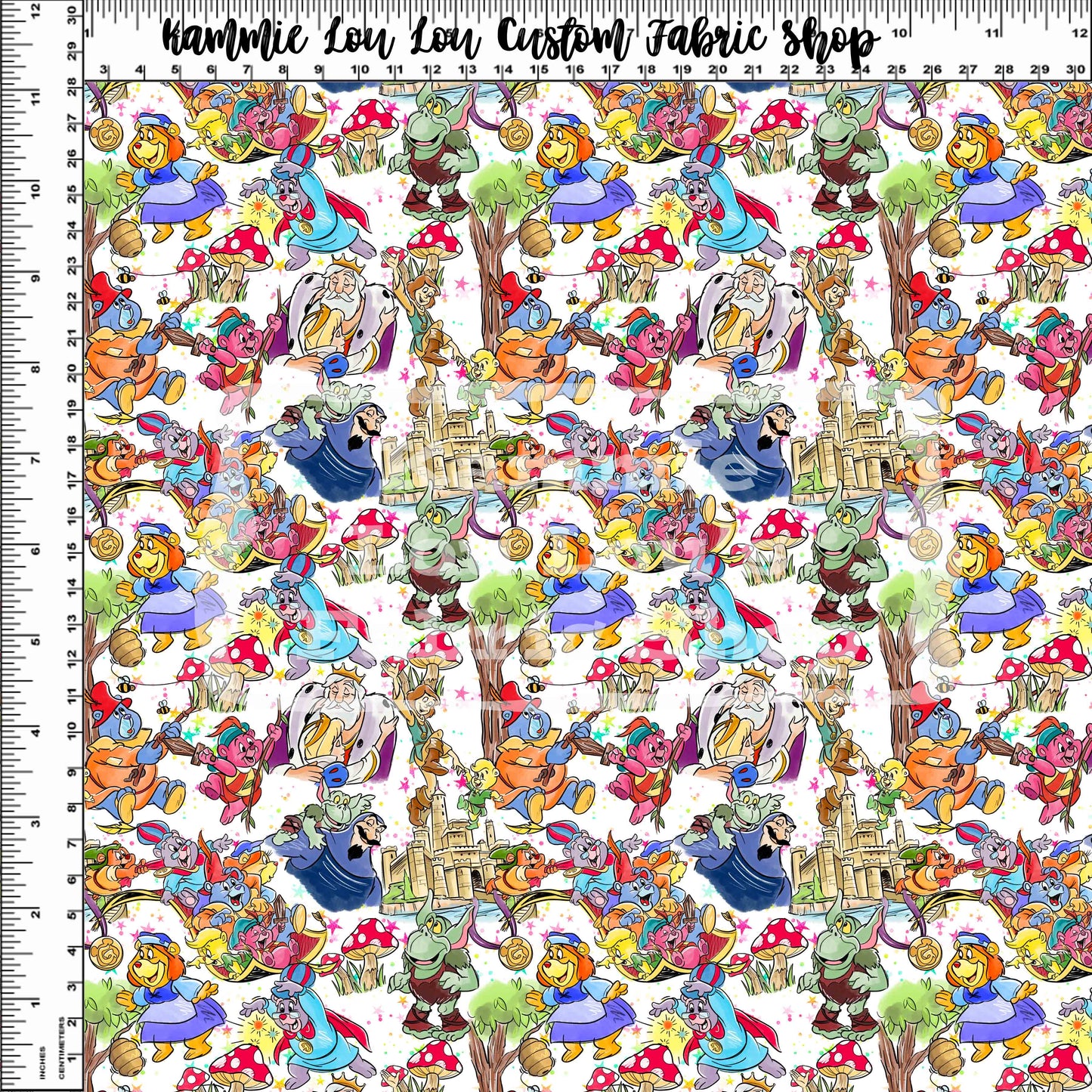 R115 Bouncing Bears - Main Toss - White - Small Scale