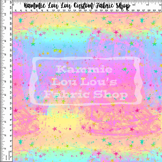 R115 Bouncing Bears - Star Coordinate - Rainbow