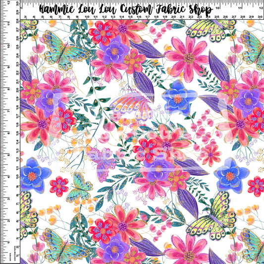 R115 Madrigals - White Floral