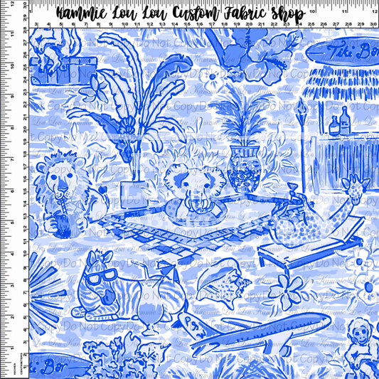 R116 Lillie 2022 - Animal Vacay Blue