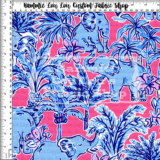 R116 Lillie 2022 - Elephant Jungle - PINK