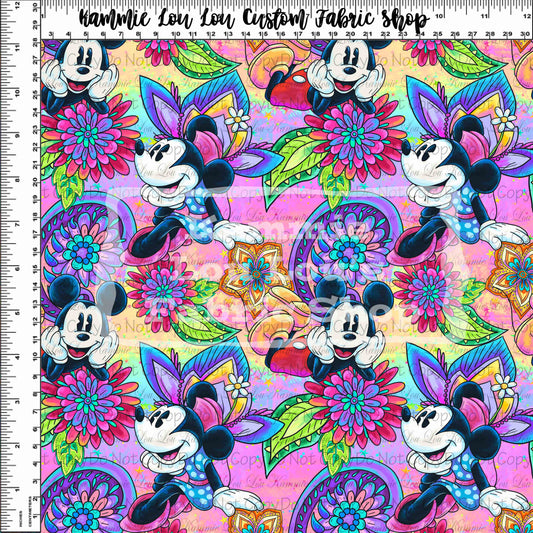 Paisley Mouse - Simple Toss - Regular Scale - Rainbow