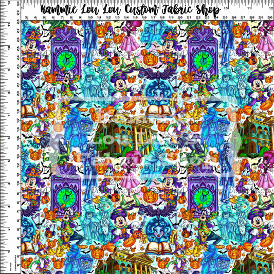 R118 - Not So Haunted Halloween - Main Toss - Small Scale - White