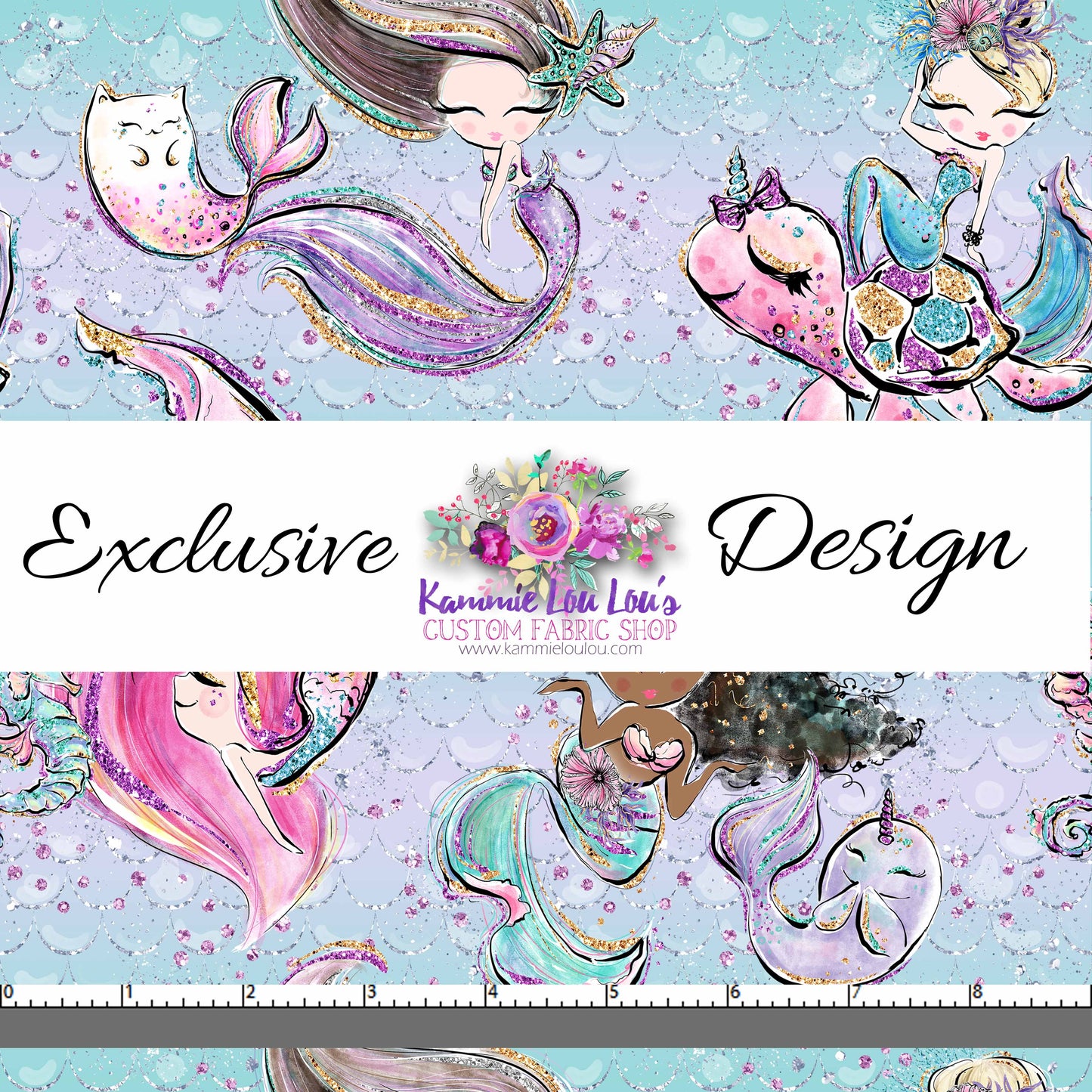 R118 - Queen of the Sea - Main Toss - Blue Ombre