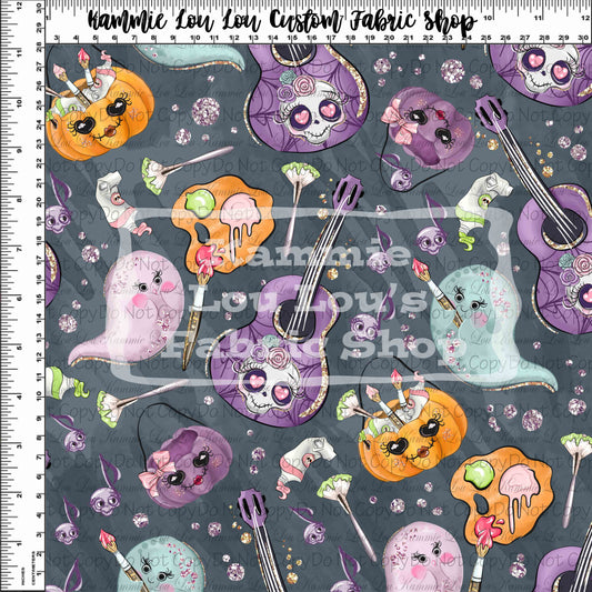 R118 School of Ghoul - Guitar Toss Grey