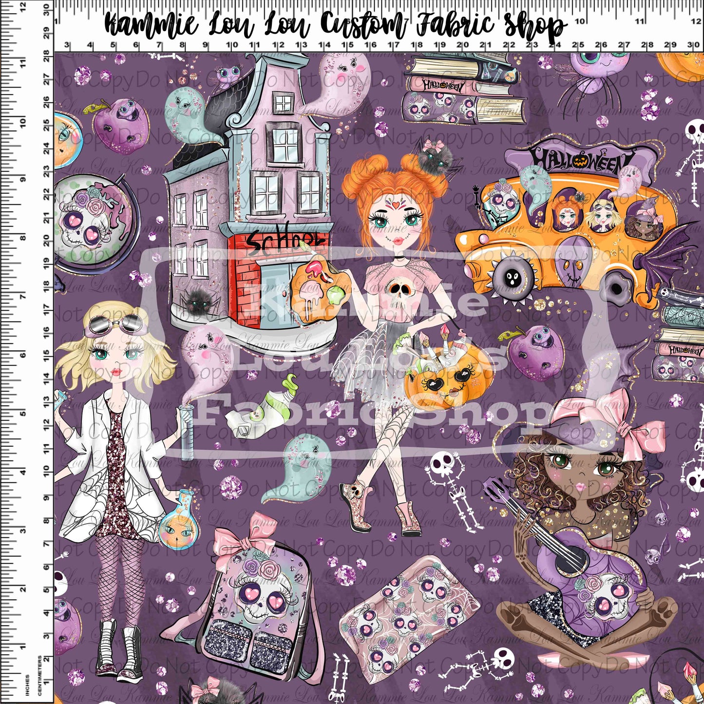 R118 School of Ghoul - Purple Toss Kids