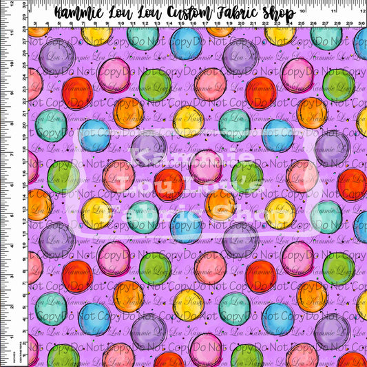 R119 Born to Be King - Lavendar Dots