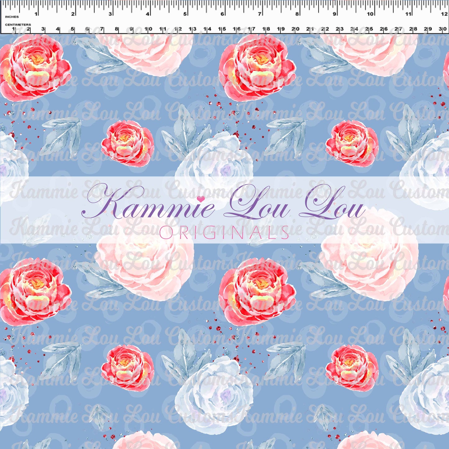 R119 Cherry Tree Lane - Blue Floral