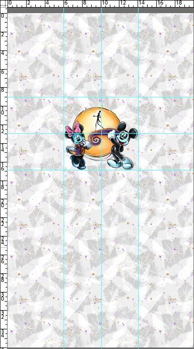 R119 Jack-O-Lantern - Panel - CHILD - White