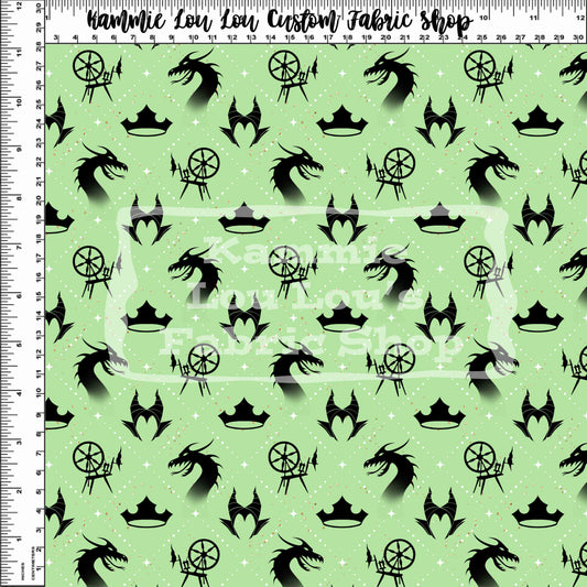 R119 Once Upon a Dream - EVIL SIDE - Diamonds - Green