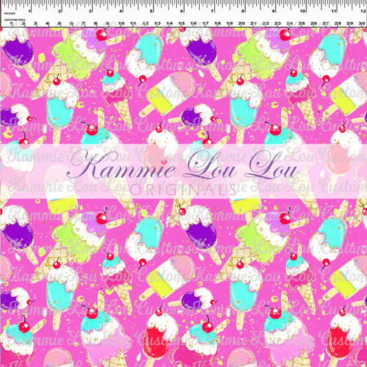 R119 Pool Party - Ice Cream Pink