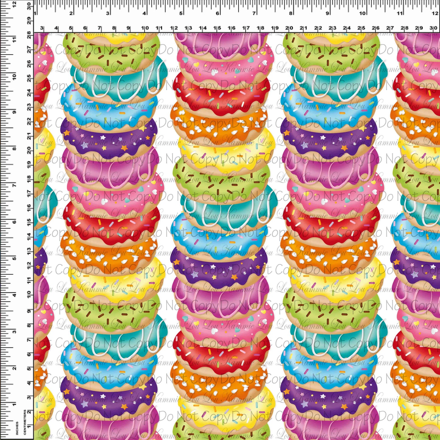 R119 Sweet Beginnings - Rainbow Stacked Donuts