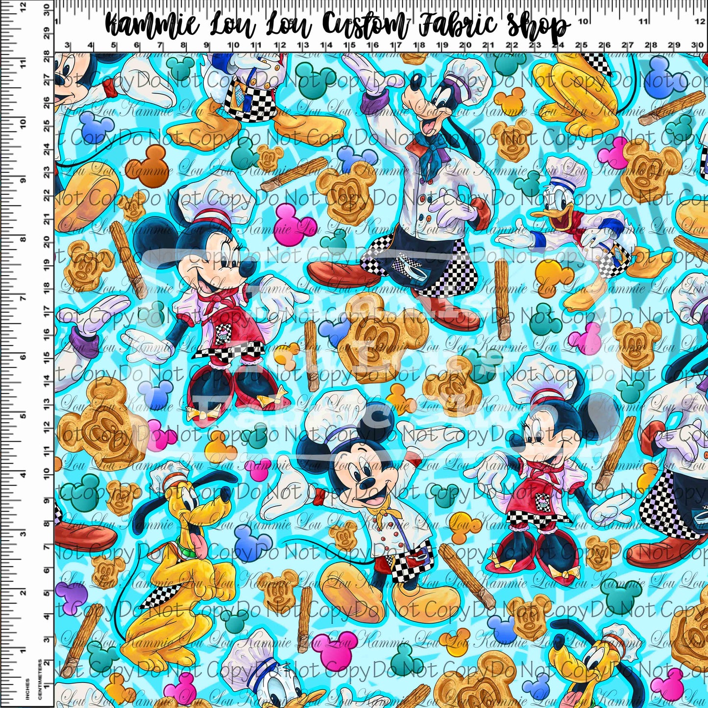 R119 The Chef's Place - Main Design - Regular Scale - Light Teal