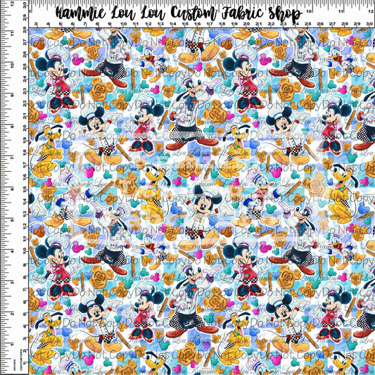 R119 The Chef's Place - Main Design - Small Scale - White