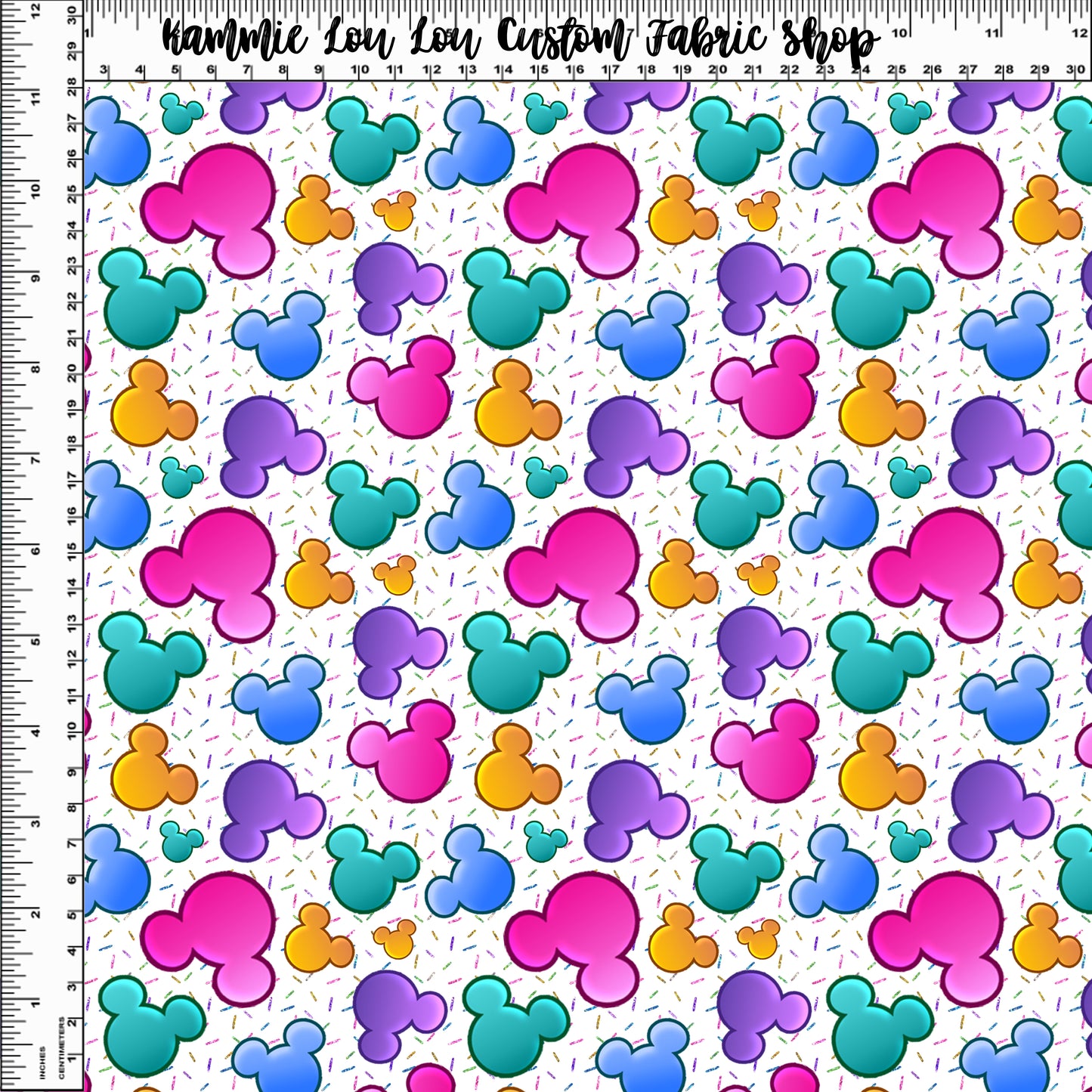 R119 The Chef's Place - Sprinkle Silhouettes - White