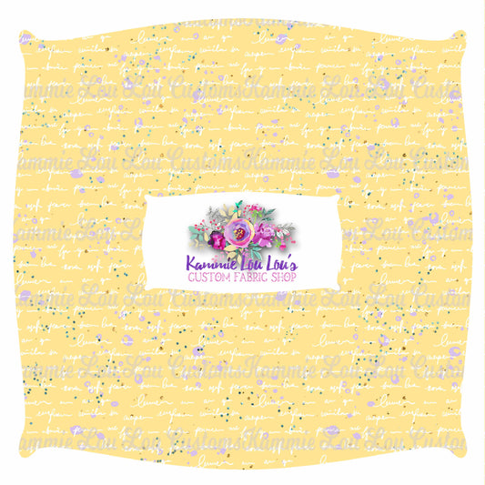 R120 - Flower and Garden - Yellow Coordinate