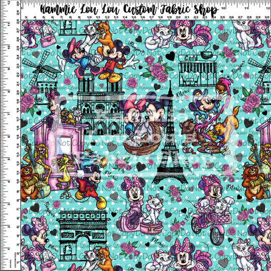 R120 - Ville De L'Amour - Main - Regular Scale- Teal