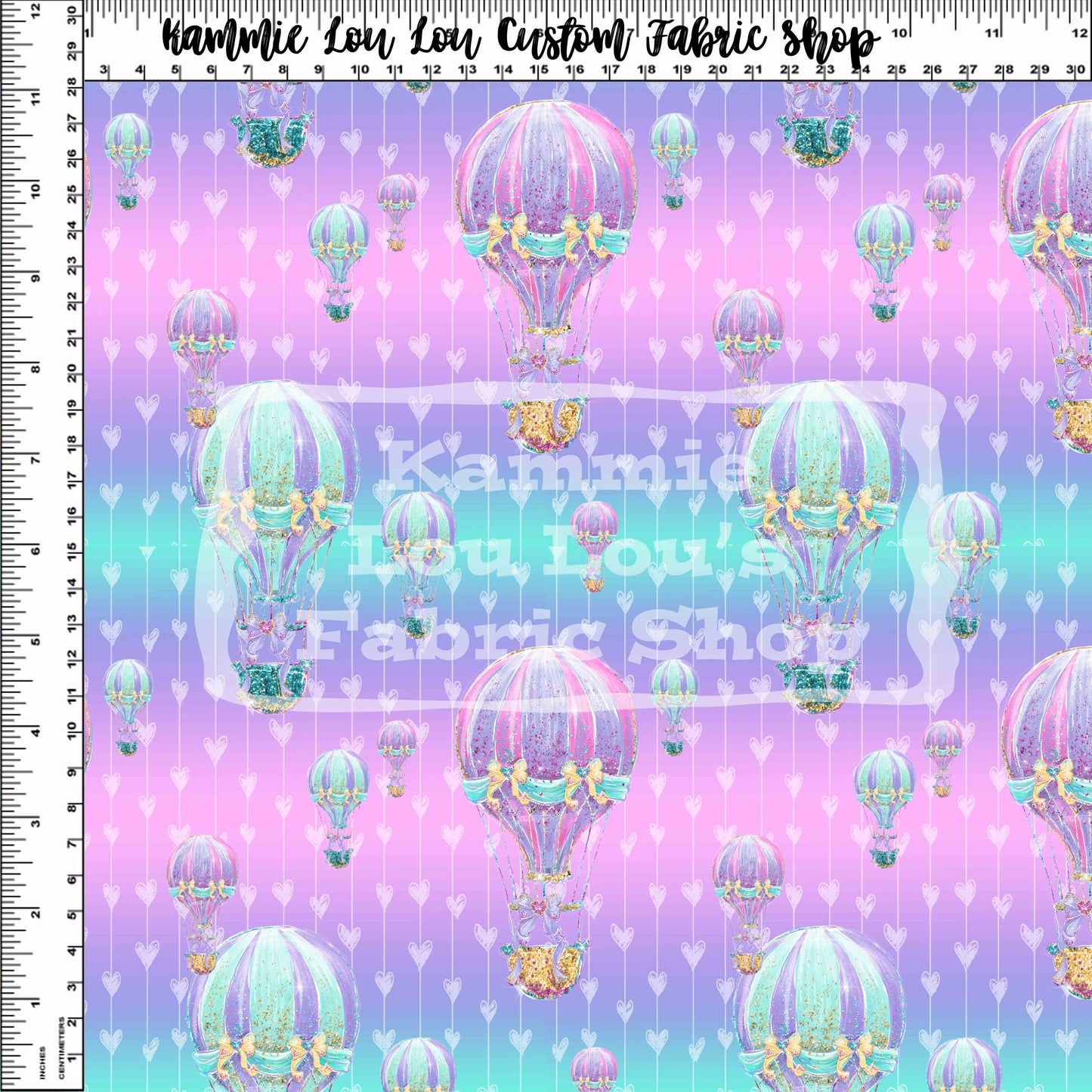 R120 - Whimsical Carousel Balloon Ride - Small Scale - Ombre