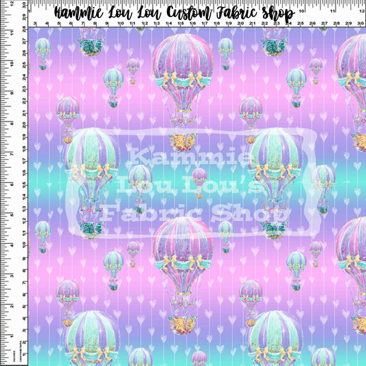 R120 - Whimsical Carousel Balloon Ride - Small Scale - Ombre