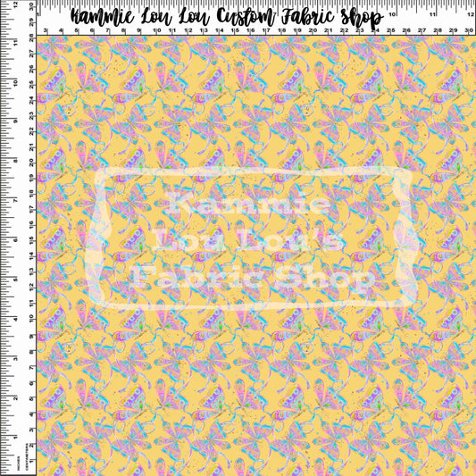 R120 - Whimsical Carousel Butterfly Flight - Gold