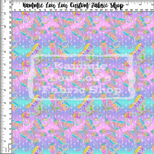 R120 - Whimsical Carousel Butterfly Flight - Ombre