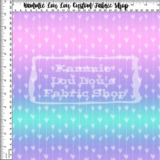 R120 - Whimsical Carousel Ombre Heart Coordinate