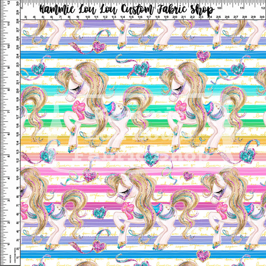 R120 - Whimsical Carousel Pony Trot - Regular Scale