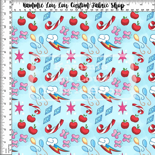 R121 Merry & Bright Ponies - Coordinate